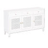 Raffles 3 Door Buffet - White 