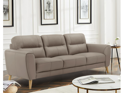 Otto Leather 3 Seater Lounge