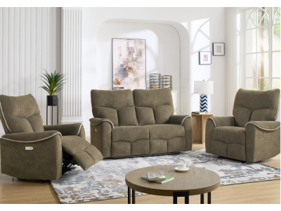Renmark 2 Seater + 2 Electric Recliners Lounge Suite