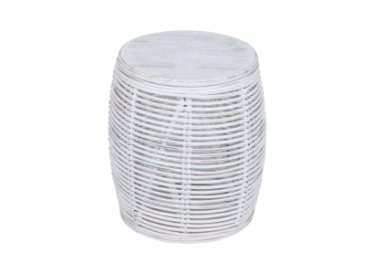 Java Stool White