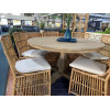 Bordeaux 1400 Solid Top Round Dining Table