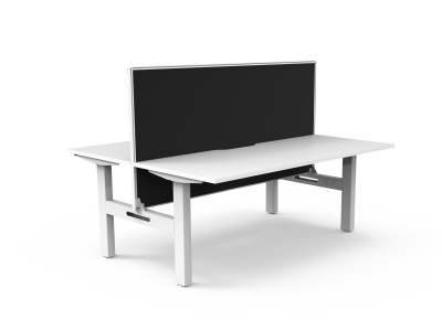 Boost Static Back to Back Workstation With Screen - 1800mm