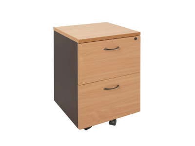 Mobile Pedestal Cabinet - 2 Drawer 