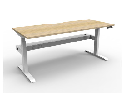 Boost+ Single Sided Workstation With Cable - 1200mm