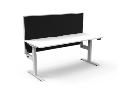 Boost+ Single Sided Workstation With Screen - 1800mm