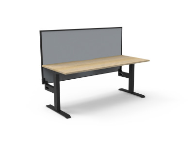 Boost Static Single Sided Workstation With Screen - 1200mm x 750mm