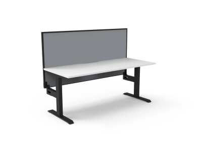 Boost Static Single Sided Workstation With Screen - 1800mm x 750mm