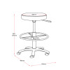 DS Counter Drafting Height Stool