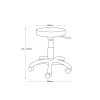 DS Desk Height Stool