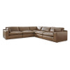 Charlotte Leather / Faux Leather Corner Lounge Suite