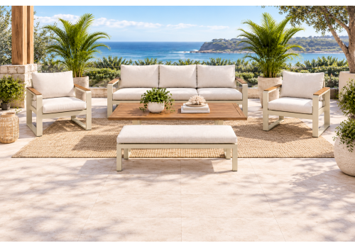Beachside 5pce Outdoor Setting