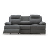 Bunbury 3 Seater + 2 Recliners Lounge Suite - Charcoal Bunbury 3 Seater + 2 Recliners Lounge Suite - Charcoal