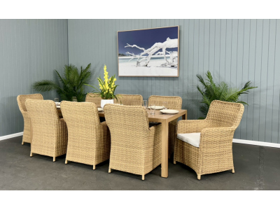 Capricorn 2400 9pce Outdoor Dining Suite