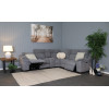 Coolabah Corner with Electric End Recliners Pewter