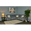 Coolabah Corner with Electric End Recliners Pewter