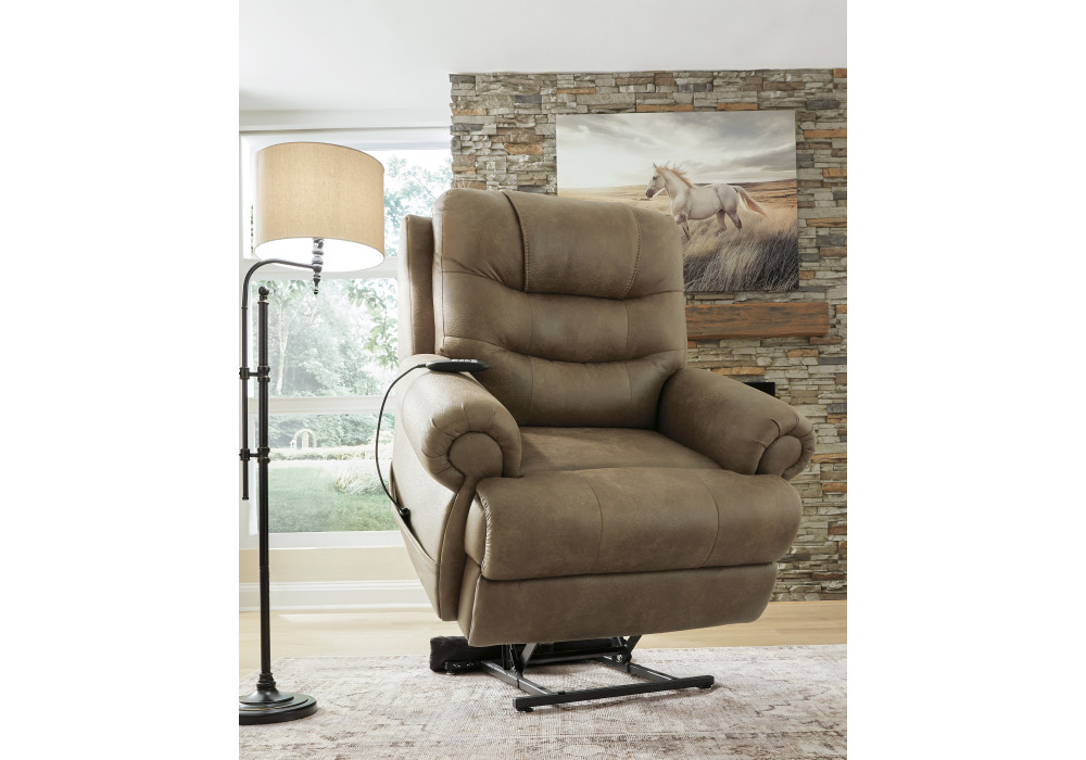 Dalby Power Lift Recliner with Heat & Massage - Earth Dalby Power Lift Recliner with Heat & Massage - Earth