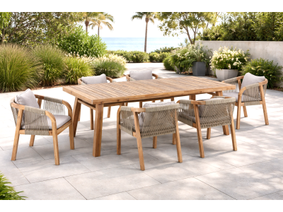 Diablo 7pce Outdoor Dining Suite