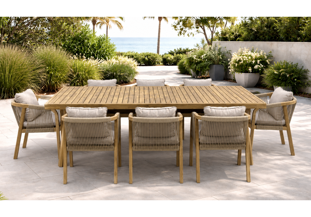 Diablo 9pce Outdoor Dining Suite Diablo 9pce Outdoor Dining Suite