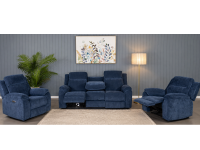 Finn Electric Reclining 3 Seater + 2 Electric Recliners Suite Finn Electric Reclining 3 Seater + 2 Electric Recliners Suite