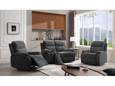Lorne 2 Seater + 2 Recliners Lounge Suite