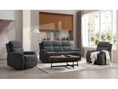 Lorne 3 Seater + 2 Recliners Lounge Suite