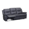 Millthorpe Leather 3 Seater Reclining Lounge