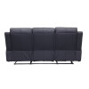 Millthorpe Leather 3 Seater Reclining Lounge