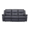 Millthorpe Leather 3 Seater Reclining Lounge