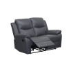 Millthorpe Leather 2 Seater Reclining Lounge