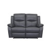 Millthorpe Leather 2 Seater Reclining Lounge