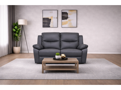 Millthorpe Leather 2 Seater Reclining Lounge