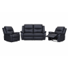 Millthorpe Leather 2 Seater + 2 Recliners Lounge Suite