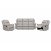 Millthorpe Leather 3 Seater + 2 Recliners Lounge Suite
