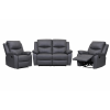 Millthorpe Leather 2 Seater + 2 Recliners Lounge Suite