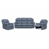 Millthorpe Leather 3 Seater + 2 Recliners Lounge Suite