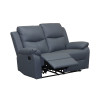 Millthorpe Leather 2 Seater Reclining Lounge