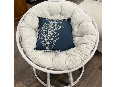 Papasan Chair White