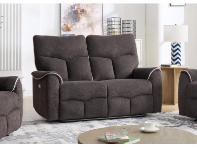 Renmark 2 Seater Electric Reclining Lounge