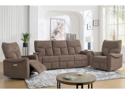 Renmark 3 Seater + 2 Electric Recliners Lounge Suite
