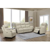 Tulsa Leather 3 Seater + 2 Electric Recliners Lounge Suite	