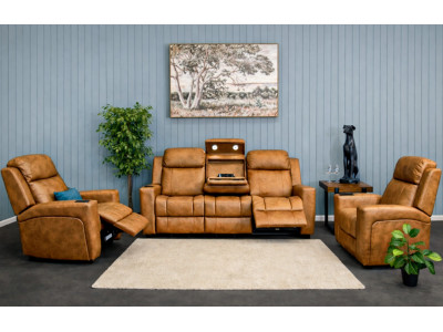 Wrangler Electric 3 Seater + 2 Recliners Home Theatre Suite 